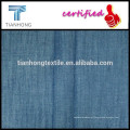 cor azul algodão e viscose jeans/fio tingido tecido elástico de tecido/rayon lycra algodão sarja com elastano